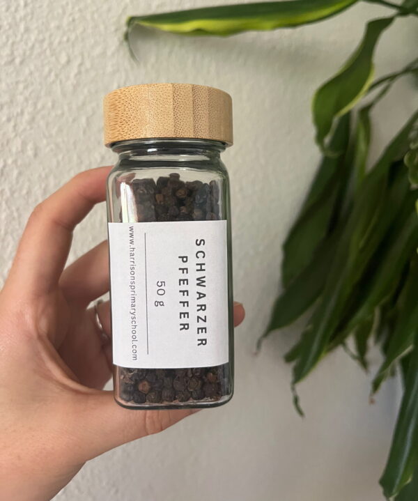 Schwarzer Pfeffer Körner