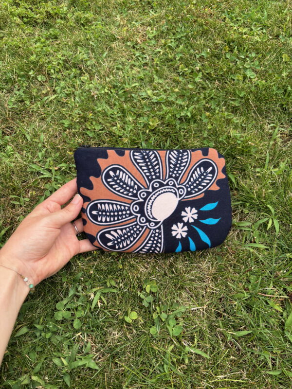 Kosmetiktasche gefüttert