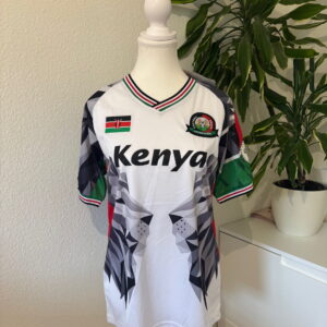 Fussballtrikot Replica Kenya 2025 Erwachsene Weiss/Grau