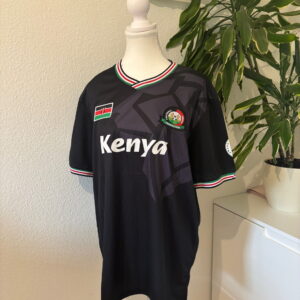 Fussballtrikot Replica Kenya 2025 Erwachsene Schwarz