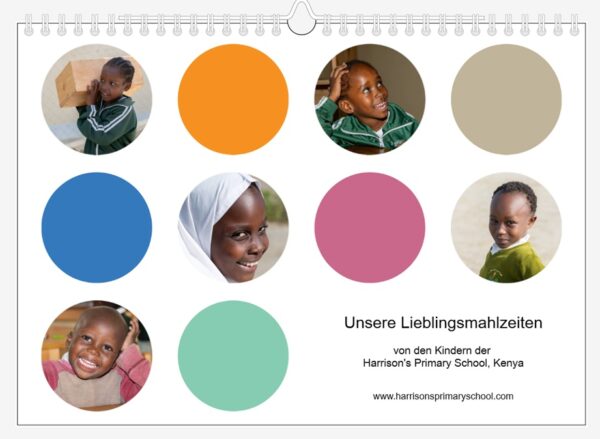 Jahreskalender 2026 mit 12 leckeren kenianischen Rezepten